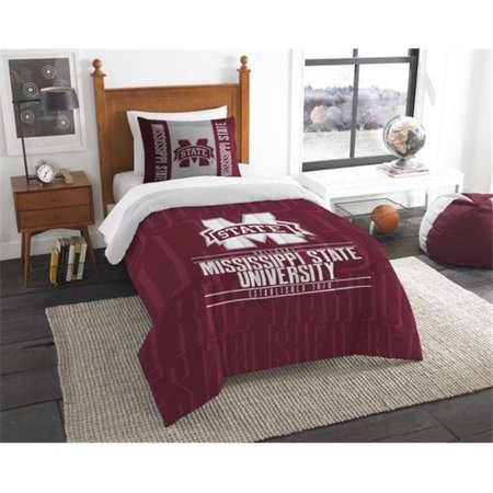 THE NORTH WEST COMPANY The Northwest 1COL862000056RET COL 862 Mississippi State Modern Take Comforter Set; Twin 1COL862000056EDC